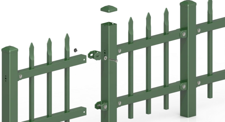 FR Square Shaped Post Fence/Railing