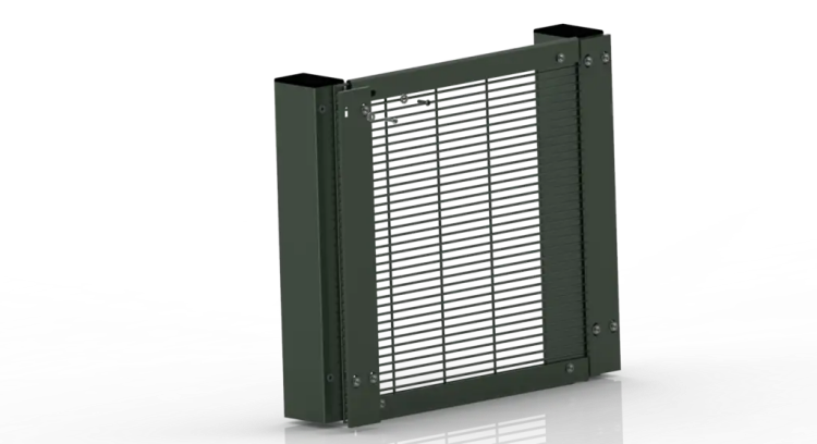 358F 2D Metal Fence Mesh & Profiled Posts C