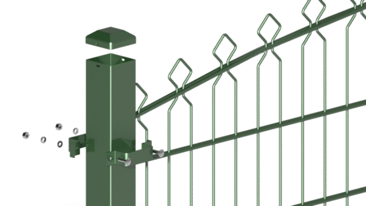 2DF-Decorative Fencing Panels & Square Post C